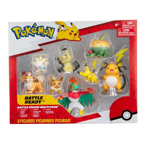 Figuras Pokemon Pack De 8 Multipack De Batalla