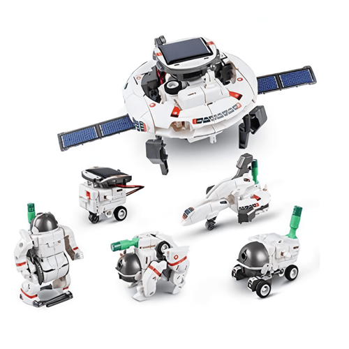 Juguete Kit Robot Espacial 6 en 1 Solar