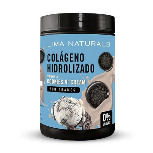 COLÁGENO LIMA NATURALS POMO 500G SABOR COOKIES AND CREAM