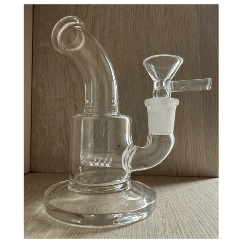 Bong/ Hookah/ Pipa de agua de vidrio de 14,5 cm