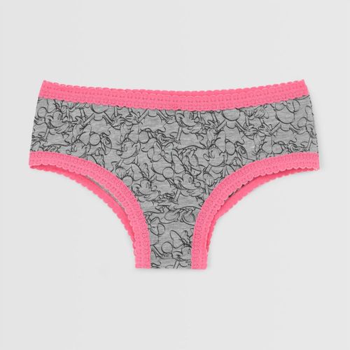 Calzón Cheeky Disney Mujer Gris Minnie Lines