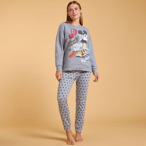 Pijama Disney Mickey Bark Manga Larga French