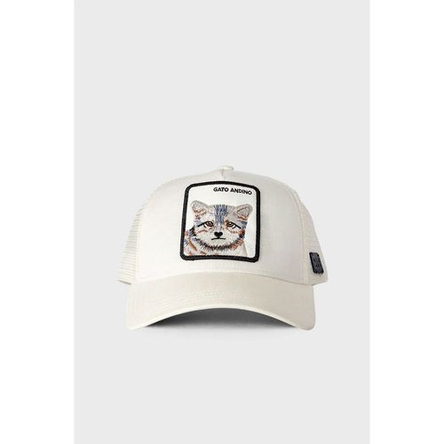 Gorra Deportiva Wrap Gato Andino Blanco