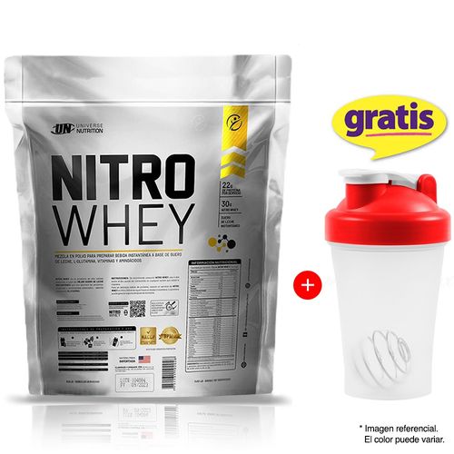 PROTEÍNA NITRO WHEY 3KG UNIVERSE NUTRITION VAINILLA