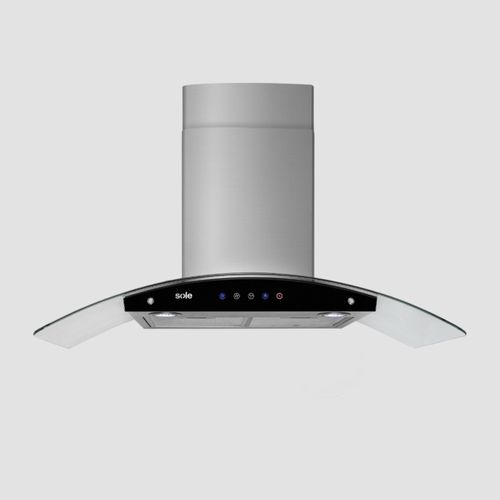 CAMPANA EXTRACTORA SOLE VIDRIO ACERO 90 CM VENUS TURE63CO
