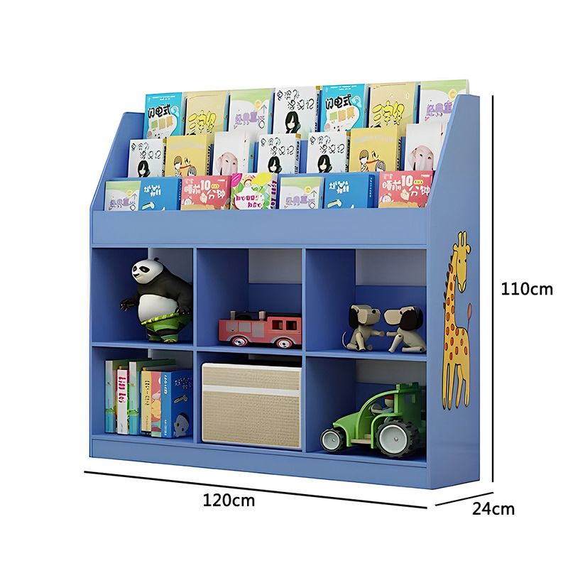 Librero-Jueguetero-Infantil-Melman-Azul-Muebles-Bonno