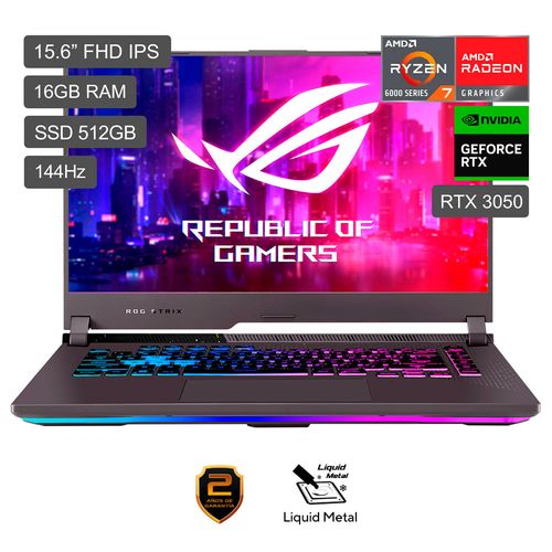 Laptop ROG Strix G15 G513RC-HN036W 15.6" AMD Ryzen 7 (6000 series) 16GB 512GB SSD