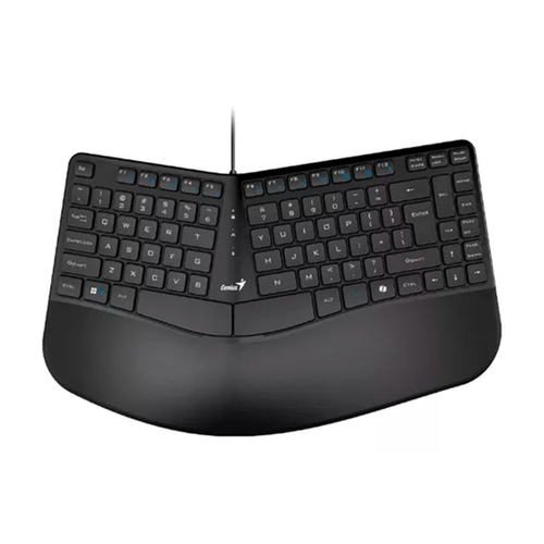 TECLADO GENIUS ERGO KB-700 C/TECLA COPILOT USB SP NEGRO