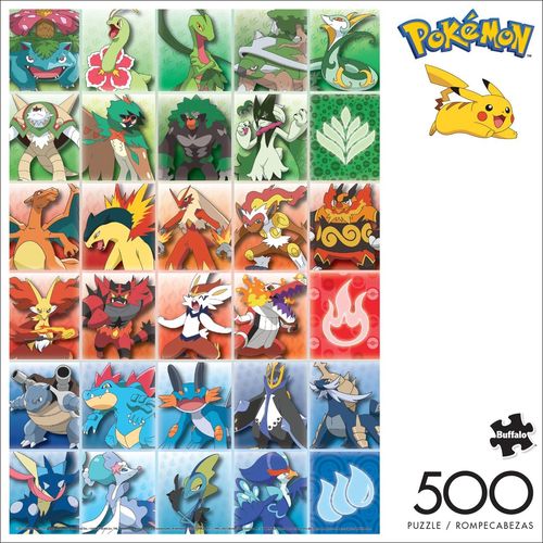 Pokemon Rompecabeza 500 Piezas Evoluciones Finales