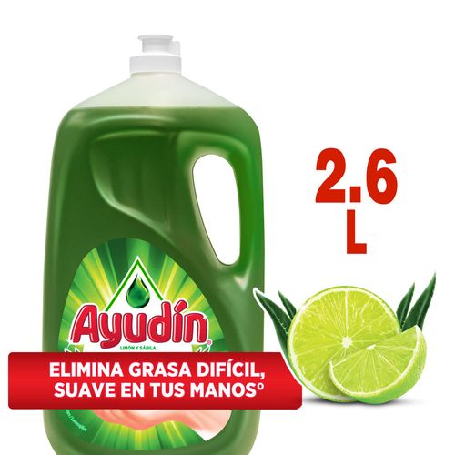 Lavavajillas Líquido Ayudín Limón 2.6L