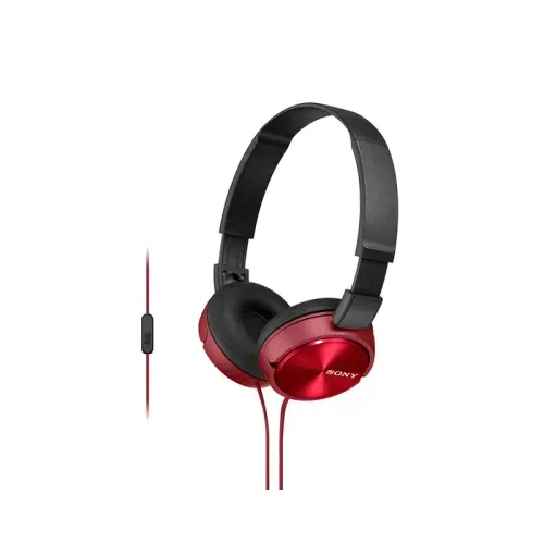 Audífonos Sony MDR ZX310AP Over Ear con Micrófono Rojo