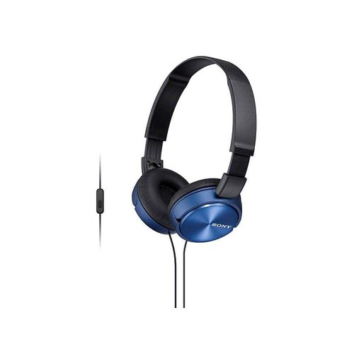 Audífonos Sony MDR-ZX310AP Over Ear con Micrófono Azul