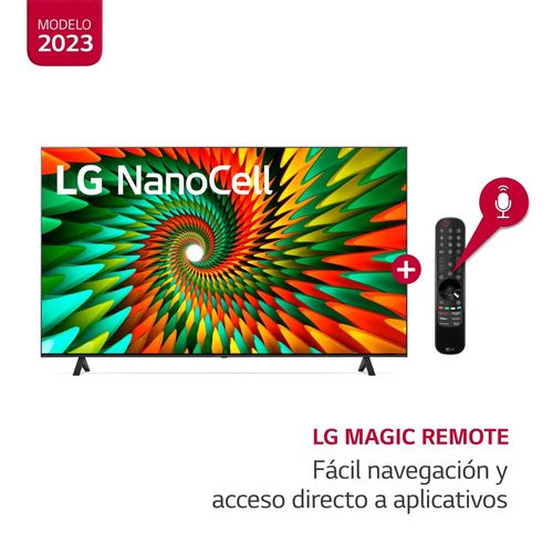 TELEVISOR LG NANOCELL 4K 65 SMART TV CON THINQ AI 65NANO77SRA (2023)