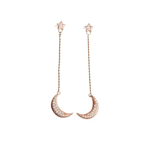 Aretes Constelación Luna Plata925