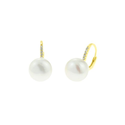 Aretes Cult Perla Huggies Plata 925