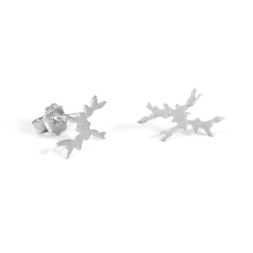 Aretes Mancora Coral Plata 925