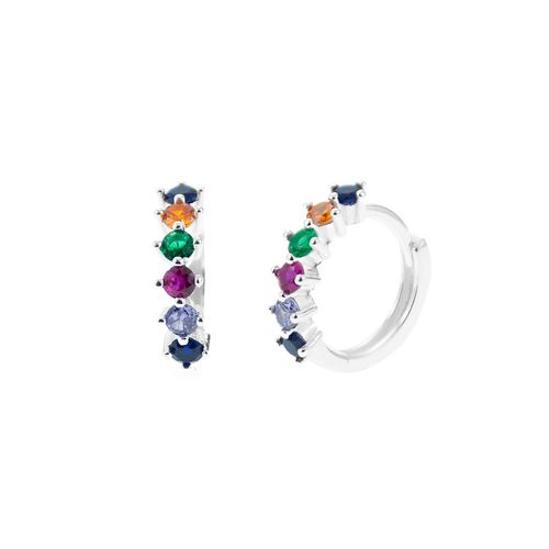 Argolla Multicolor Plata 925
