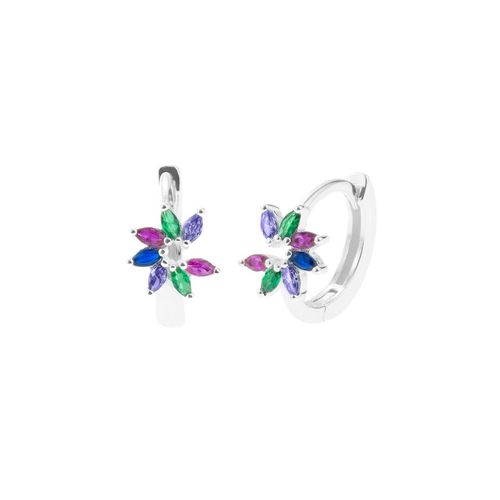 Argolla Flor Plata 925