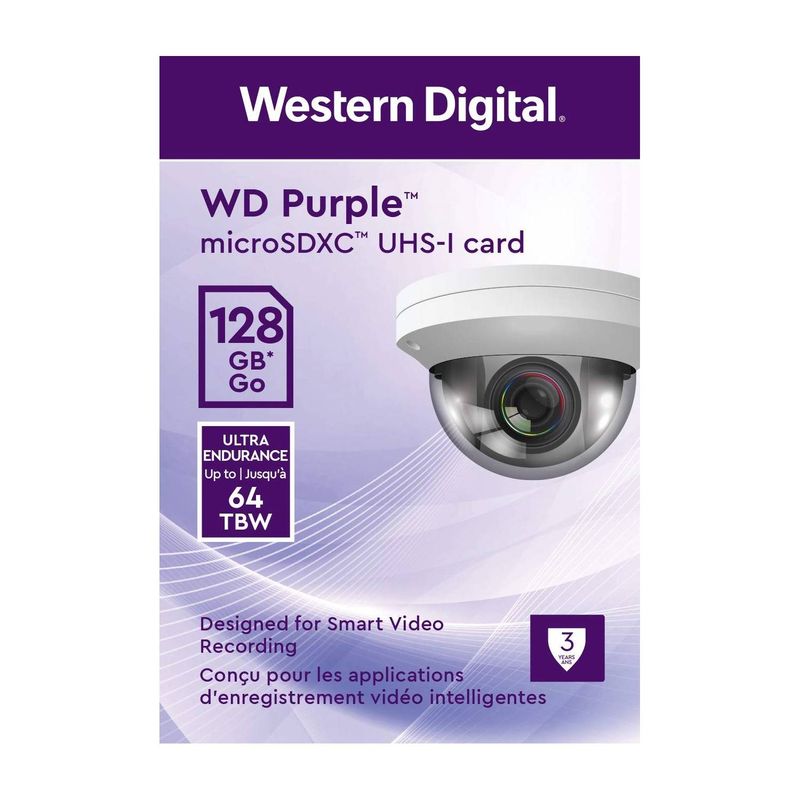 Memoria-micro-SD-128GB-WD-purpura-class-10-SC-QD101-para-Camaras-de-videovigilancia