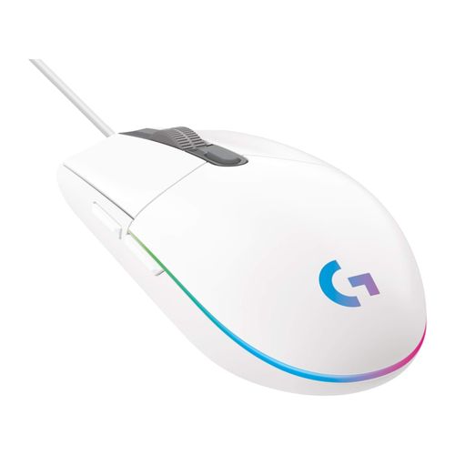 Mouse Logitech G203 Lightsync Optical 8000 Dpi Rgb White (910-005791)