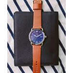 Reloj-Fossil-The-Commuter-FS5325-Fecha-Correa-de-Cuero-Marron-Azul