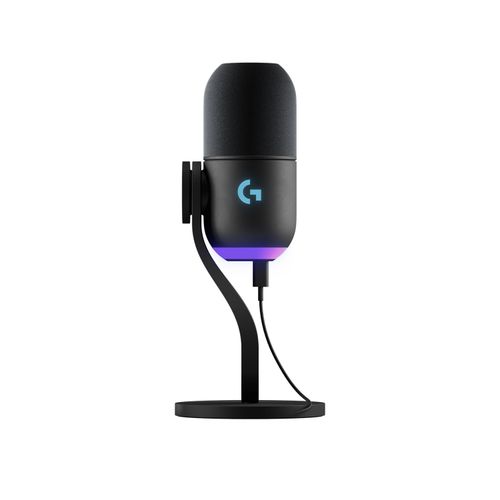 Microfono Gamer Logitech Yeti Gx Supercardioid Usb P/Streaming Rgb Lightsync Black