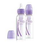 Set-x2-Unids-Biberones-Polipropileno-Options--Boca-Estrecha-Morado-8oz--250ml