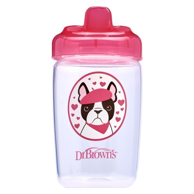 Vaso-con-Boquilla-Dura-Perro-Rosado--12m--