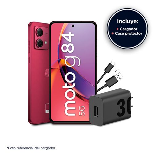 Smartphone MOTOROLA G84 6.55" 8GB 256GB 50MP+8MP Viva Magenta