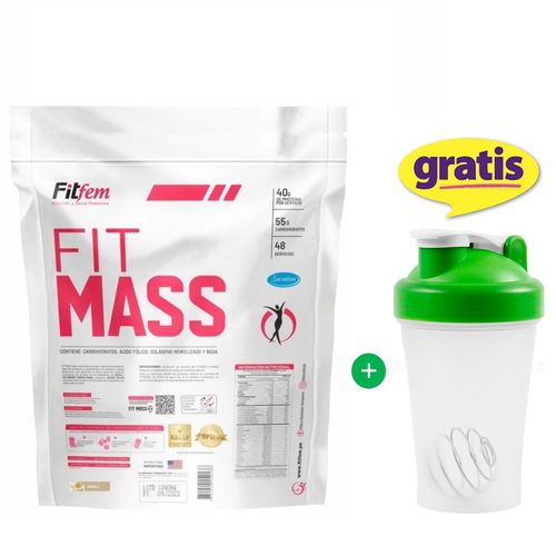 Proteína Fitfem Fit Mass 5kg Vainilla