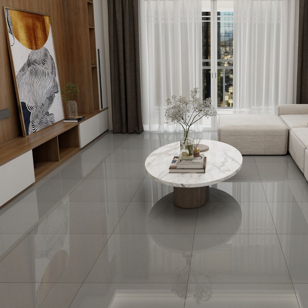 Piso Liso Gris 60x60cm 1.44m2 Orange - Shopstar
