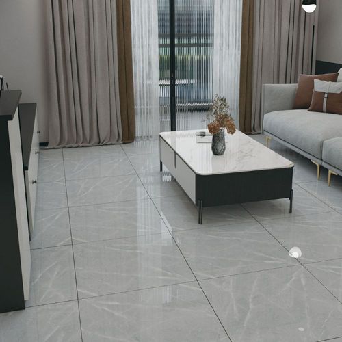 Piso Porcelanato Marmolizado Gris Seda 60x60cm 1.44m2 Orange