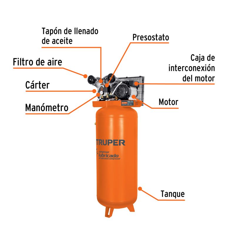 Compresora-de-Banda-240-Litros-Truper