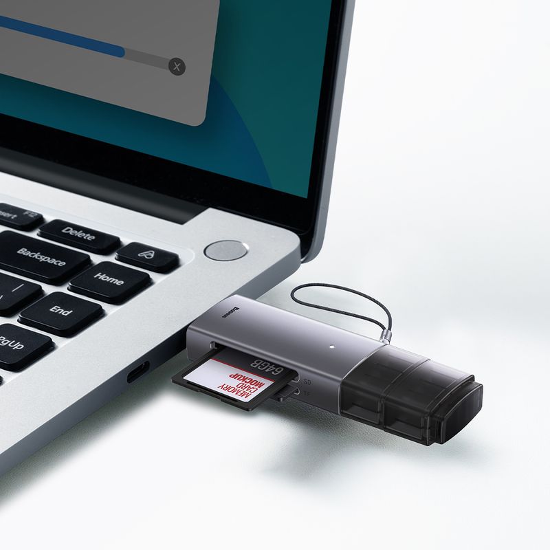 Lector-de-Tarjetas-Baseus-Adaptador-SD-TF-Micro-SD-USB-30-USB-Tipo-C-OTG