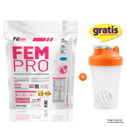 Fitfem Fempro 3000 gramos Vainilla - 86 Servicios