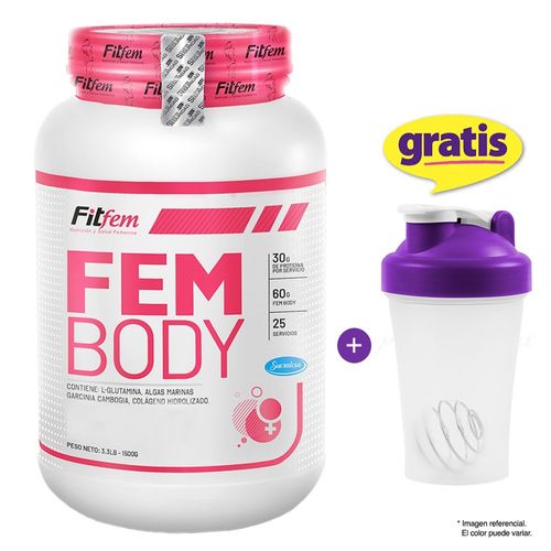 PROTEÍNA FEMBODY 1500 GRAMOS FITFEM CHOCOLATE