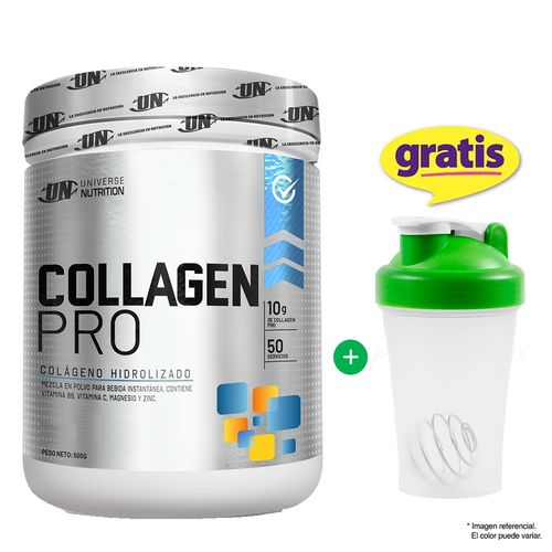 COLÁGENO COLLAGEN PRO 500 G. FRUIT PUNCH + SHAKER