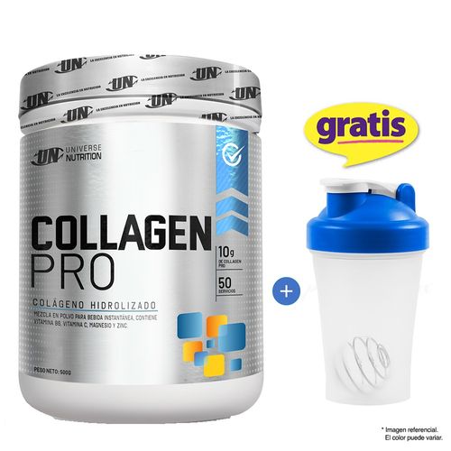 COLÁGENO COLLAGEN PRO 500 G. MORA + SHAKER