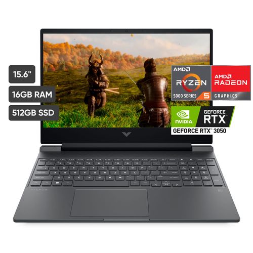 Laptop Gamer HP 15-FB0123LA 15.6" AMD Ryzen 5 (5000 series) 16GB 512GB HDD