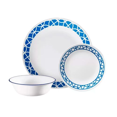 Vajilla Corelle 12 Piezas Cobalt Circles