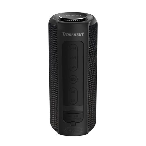 Parlante T6 PLUS Tronsmart Negro, portatil inalámbrico, Bluetooh