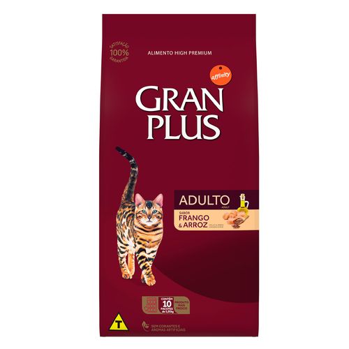 Comida para Gatos Adultos Gran Plus Sabor Pollo y Arroz 10kg