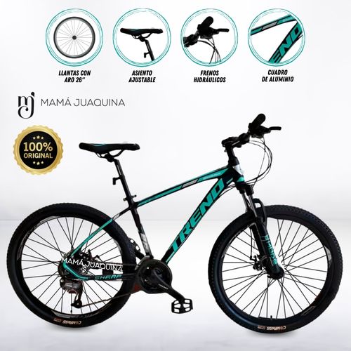 Bicicleta Deportiva Aro 26 «FLUSSO» Turquesa