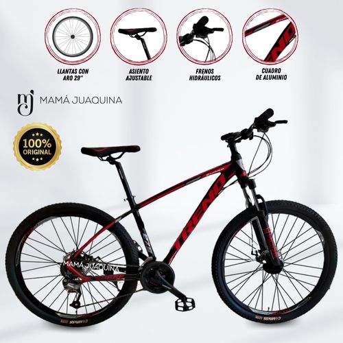 Bicicleta Deportiva Aro 29 «FLUSSO» Rojo