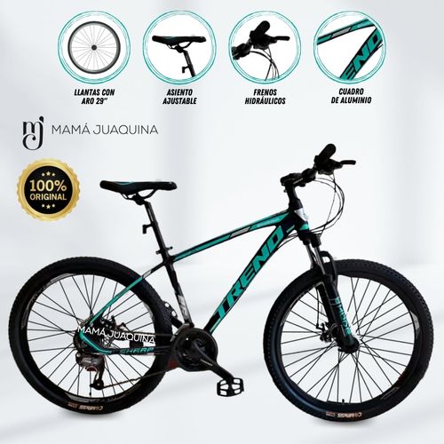 Bicicleta Deportiva Aro 29 «FLUSSO» Turquesa