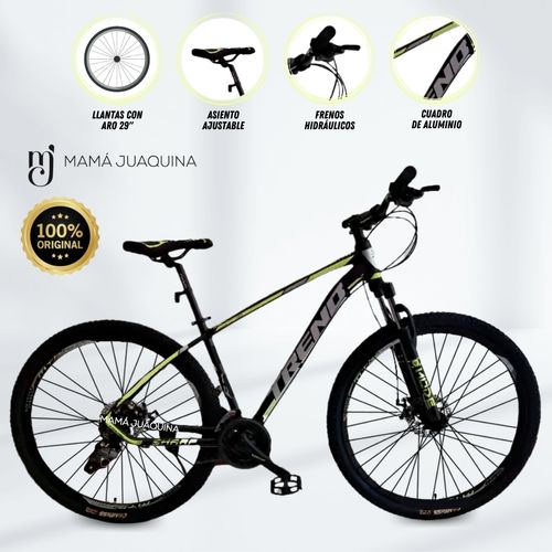 Bicicleta Deportiva Aro 29 «FLUSSO» Amarillo