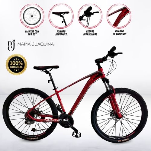 Bicicleta Deportiva Aro 26 «FLUX» Rojo