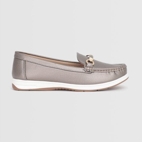 Mocasines Madison Para Mujer Hebi Gris