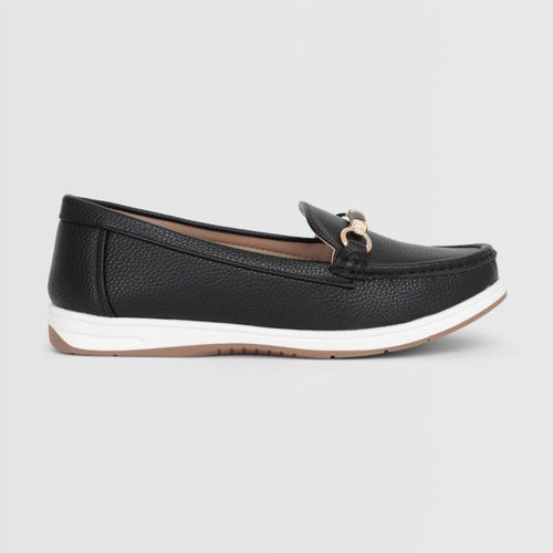 Mocasines Madison Para Mujer Hebi Negro