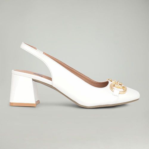 Zapatos De Vestir Madison Para Mujer Sling Blanco